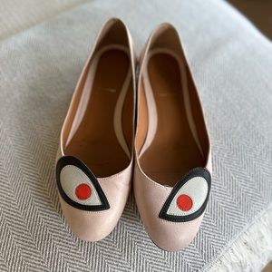 Fendi Monster Eye ballet flats